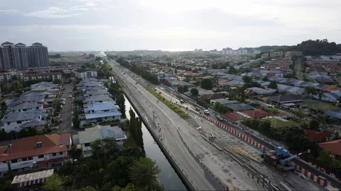 Rush hour traffic after working hour Stock Footage 87210559