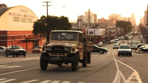 Rush Hour Traffic on the city Stock Footage 12651789