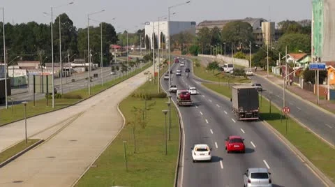 Rush Hour Traffic on the city Stock Footage 12653082
