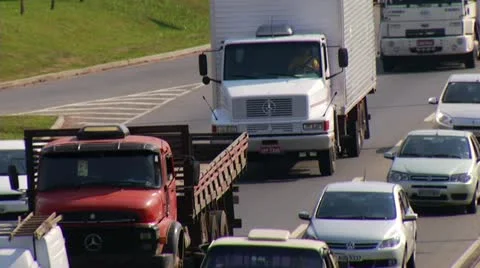 Rush Hour Traffic on the city Stock Footage 12653415