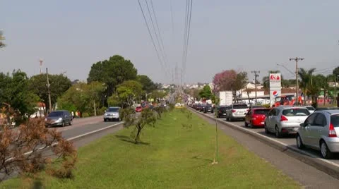 Rush Hour Traffic on the city Video stock 12653584