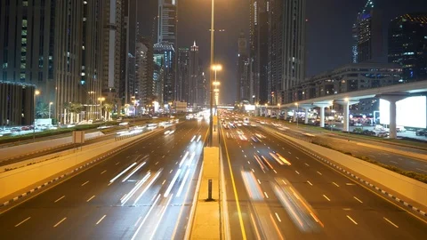 Rush Hour Traffic Commuting Through City Highway Roads Stock Footage 103587980