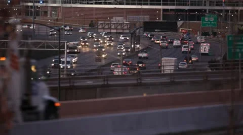 Rush Hour Traffic Video stock 20500196