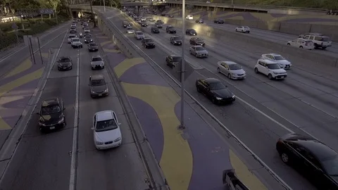 Rush Hour Traffic Jam Stock Footage 91958664