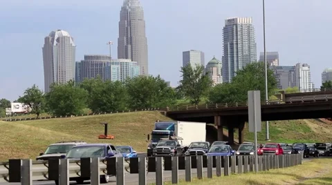 Rush Hour Traffic Leaving Big City Time Lapse Stock Footage 52200775