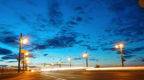 Rush Hour Traffic Light Video stock 60751845