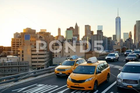 Rush hour traffic Stock Photos