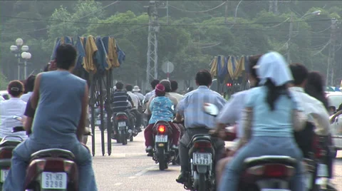 Rush Hour in Vietnam Vídeo Stock 39598554