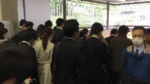 Rush hours to work (Editorial Used Only) Stock Footage 162244258