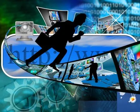 Rush Stock Illustration