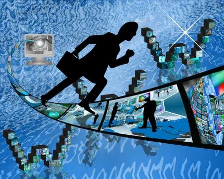 Rush Stock-Illustration