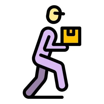 Rush job delivery icon vector flat Stock Illustration