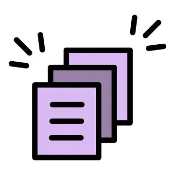 Rush job documents icon vector flat Stock Illustration