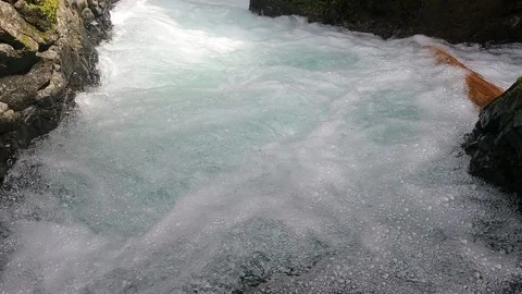 Rushing Bubbly Water 15sec 4K Stock Footage 294121173