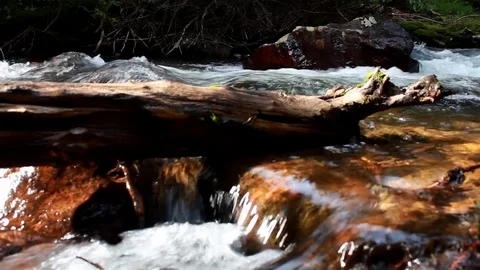 Rushing Creek 7 Stock Footage 79040016