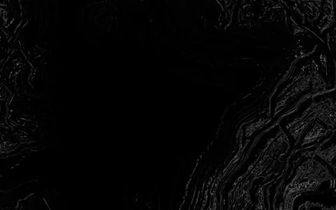 Rushing dark waves as a border or frame Stock Illustration