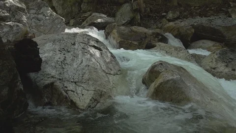 Rushing Mountain Stream Stock Footage 92489379