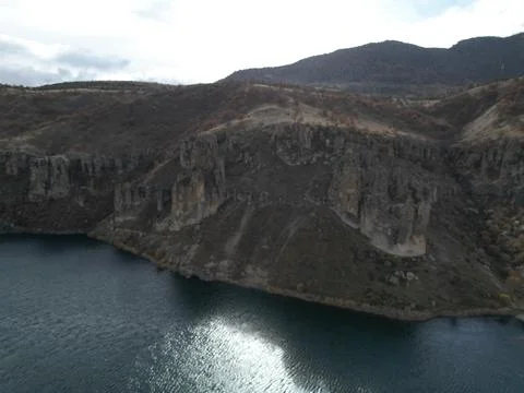 Rushing mountain stream Foto stock
