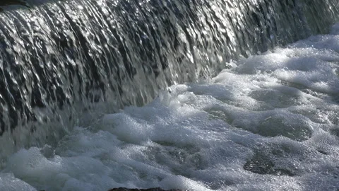 Rushing river in Denver Stock Footage 318336946