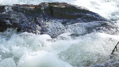 Rushing river in Denver Stock Footage 318336947