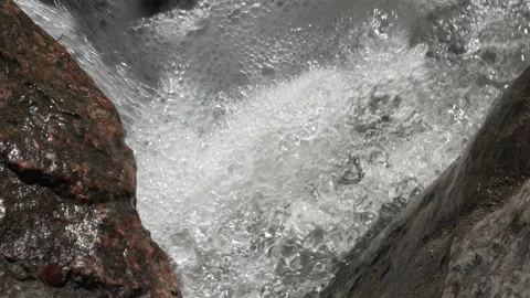 Rushing river in Denver Stock Footage 318337122