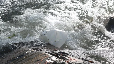 Rushing river in Denver Stock Footage 318337338