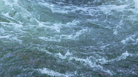 Rushing river in Denver Stock Footage 318337572