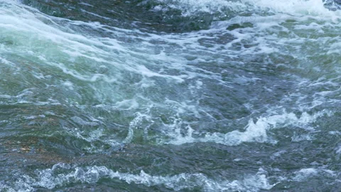 Rushing river in Denver Stock Footage 318337590