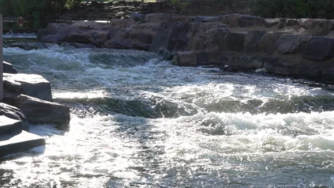 Rushing river  Stock Footage 318337740