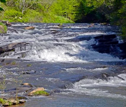 Rushing river Stock Photos