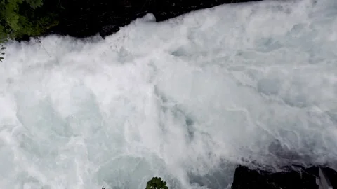 Rushing River Water - Top Down View 動画素材 306303953