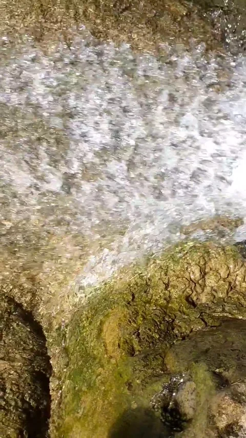 Rushing Stream Over Rocks Stock Footage 331070569