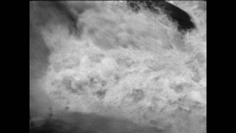 Rushing Water 1931 Stock Footage 182186933