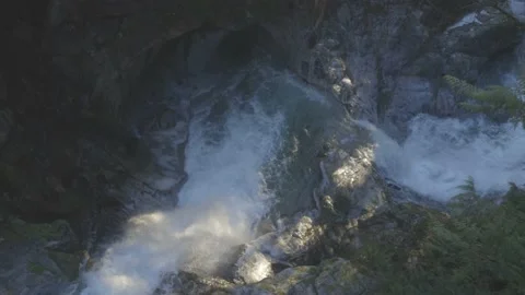Rushing Water Downstream Video stock 154327134