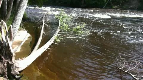 Rushing Water Stock Footage 21274612