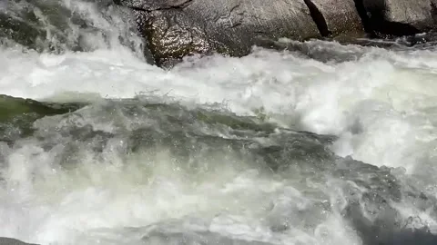 Rushing Water Slow Motion Stock Footage 156414198