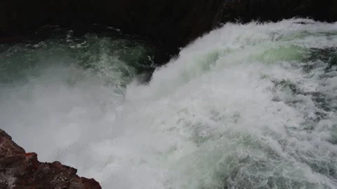 Rushing Waterfall Cascade in Natural Setting Stock Footage 276324652