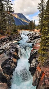 Rushing Waterfall Rapids Stock Photos