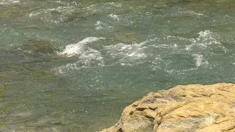 Rushing Waters Of A Clear Mountain Stream Stock Footage 109227382