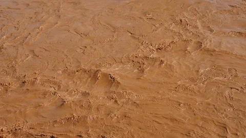 Rushing waters of Galana River Stock Footage 88561647