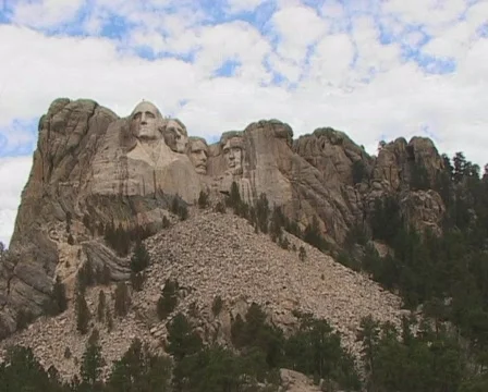 Rushmore long shot 스톡 동영상 134995