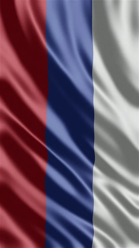 Rusia waving flag Stock Footage 288004522