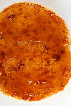 Rusks with fruit jam Stock Photos