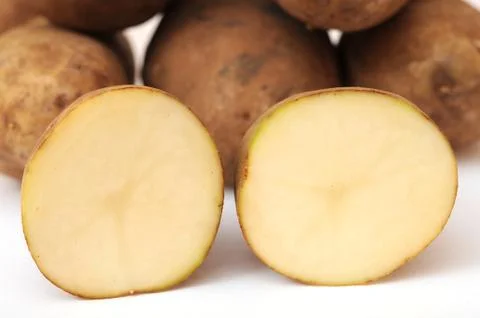 Russet potatoes Stock Photos