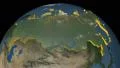 Russia before 2014 extruded. Blue Marble. 4k or 4k+ Resolution