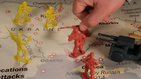Russia attack to ukraine Stock Footage 171343722