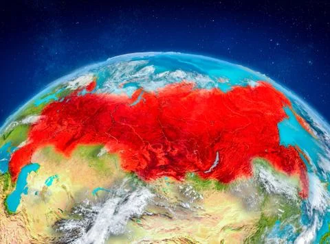 Russia on Earth イラスト素材