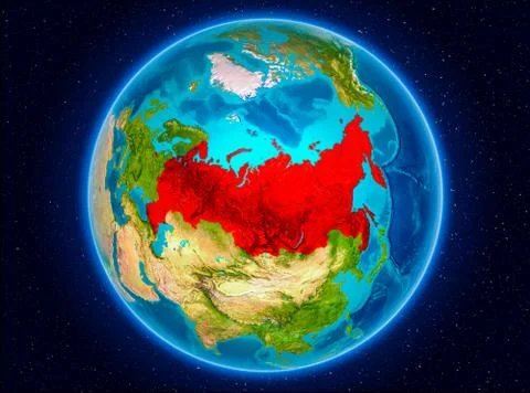 Russia on Earth イラスト素材