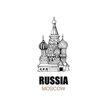 Russia emblem Stock Illustration