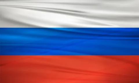 Russia Flag and Editable Vector Russia Country Flag Stock Illustration